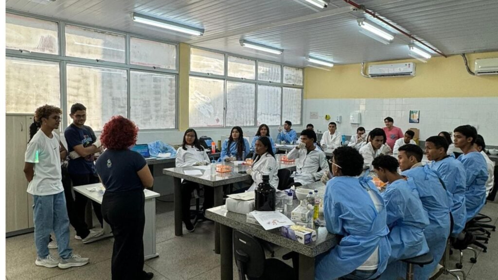 Laboratório de Genética do Curso de Biomedicina da UfdPar.